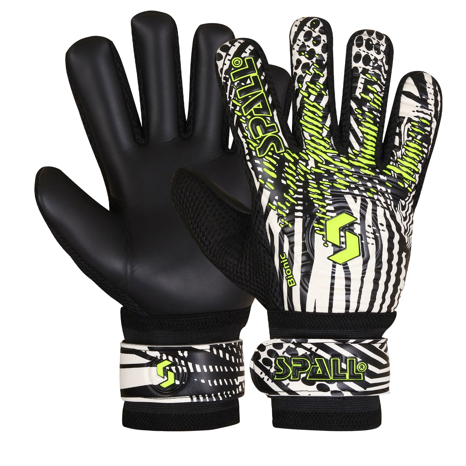 Goalkeeper gloves with spines on sale