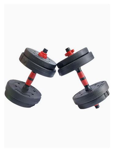 Spall Dumbbells Weights Set Black Dumbbell Fitness Equipment With Non Slip Handle And Adjustable Dumbbell weights For Men And Women(8906)