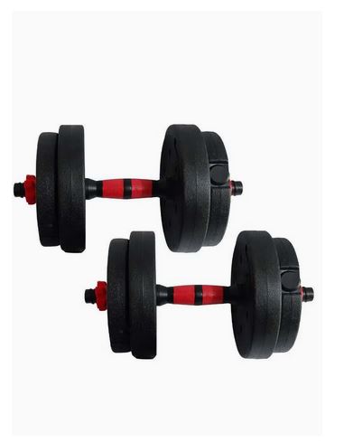 Spall Dumbbells Weights Set Black Dumbbell Fitness Equipment With Non Slip Handle And Adjustable Dumbbell weights For Men And Women(8906)