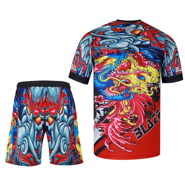 Compression Suit Top And Bottom Shirts And Shorts (SI-10401)