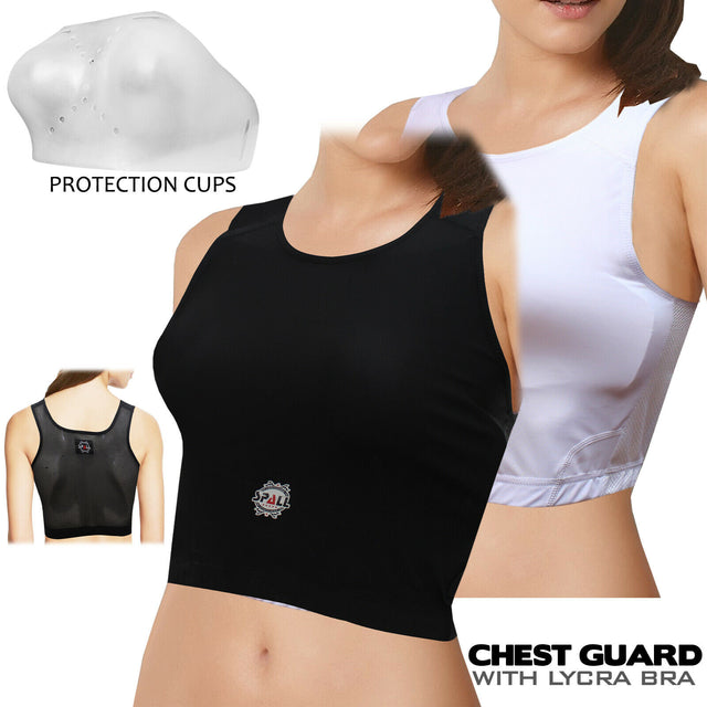 Women Sports Bra Ladies Chest Protector With Chest Guard (SI-1174)