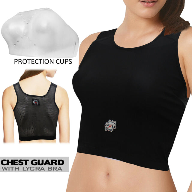 Women Sports Bra Ladies Chest Protector With Chest Guard (SI-1174)