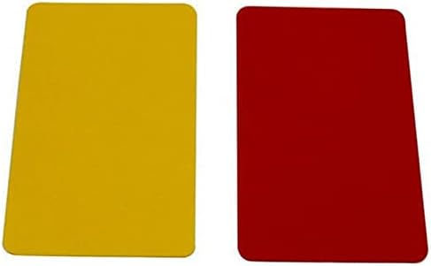 Referee Referee Red Yellow Card Soccer Record Card Warning Card Useful and Practical 020