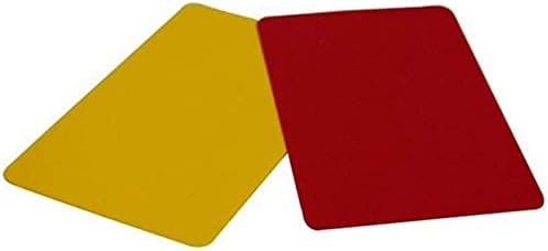 Referee Referee Red Yellow Card Soccer Record Card Warning Card Useful and Practical 020