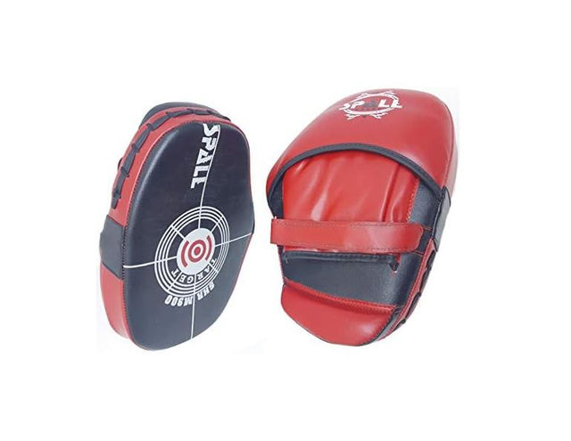 Focus Pads Set Blue Red Height 27cm Width 20cm Depth 6.5cm Durable & Comfortable Punching Mitts for Muay Thai Karate Boxing Fitness Kickboxing Sparring Martial Arts Hand Target Strike Shield(SI-1059)