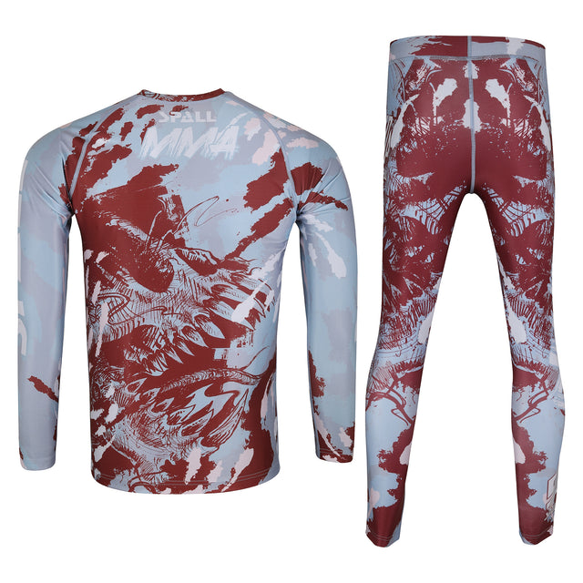 Compression MMA Set Top And Bottom Full Sleeve Shirt Trouser (SI-2166)