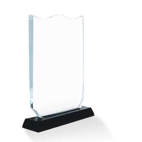 Crystal Square Award with Black Hard Base | Premium Recognition Trophy 481308