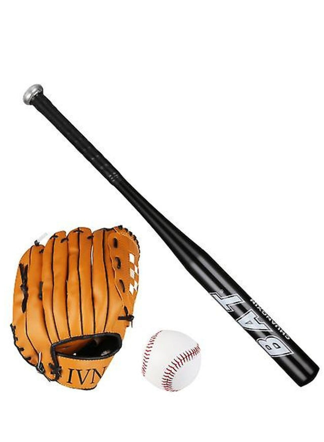 Baseball Bat And Gloves Teens Baseball Set With ball carry Bag Aluminum Alloy Safe And Durable Ideal Gift Choice For All Player 2544