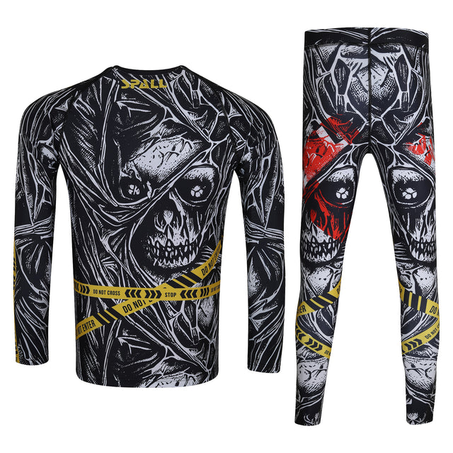 Compression MMA Set Top And Bottom Full Sleeve Shirt Trouser (SI-2167)