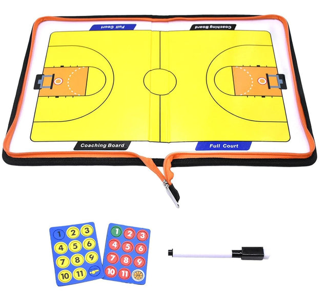 Basketball Coaching Board Erasable Layout Notebook Plays