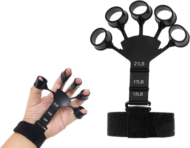 Finger Strengthener 1pcs, Grip Strength Trainer, Hand Strengthener for Strength Training, 6 Resistant Level Finger Exerciser