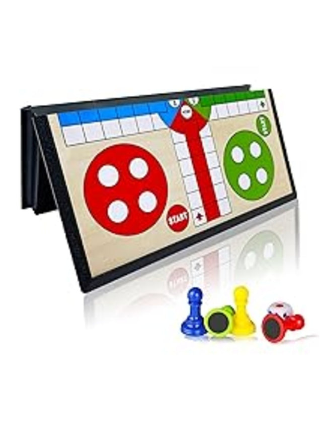 Magnetic Ludo S/M/L Traditional Board Brain Game For Kids & Adults-