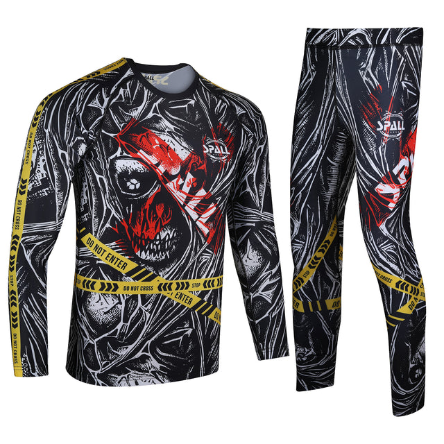 Compression MMA Set Top And Bottom Full Sleeve Shirt Trouser (SI-2167)