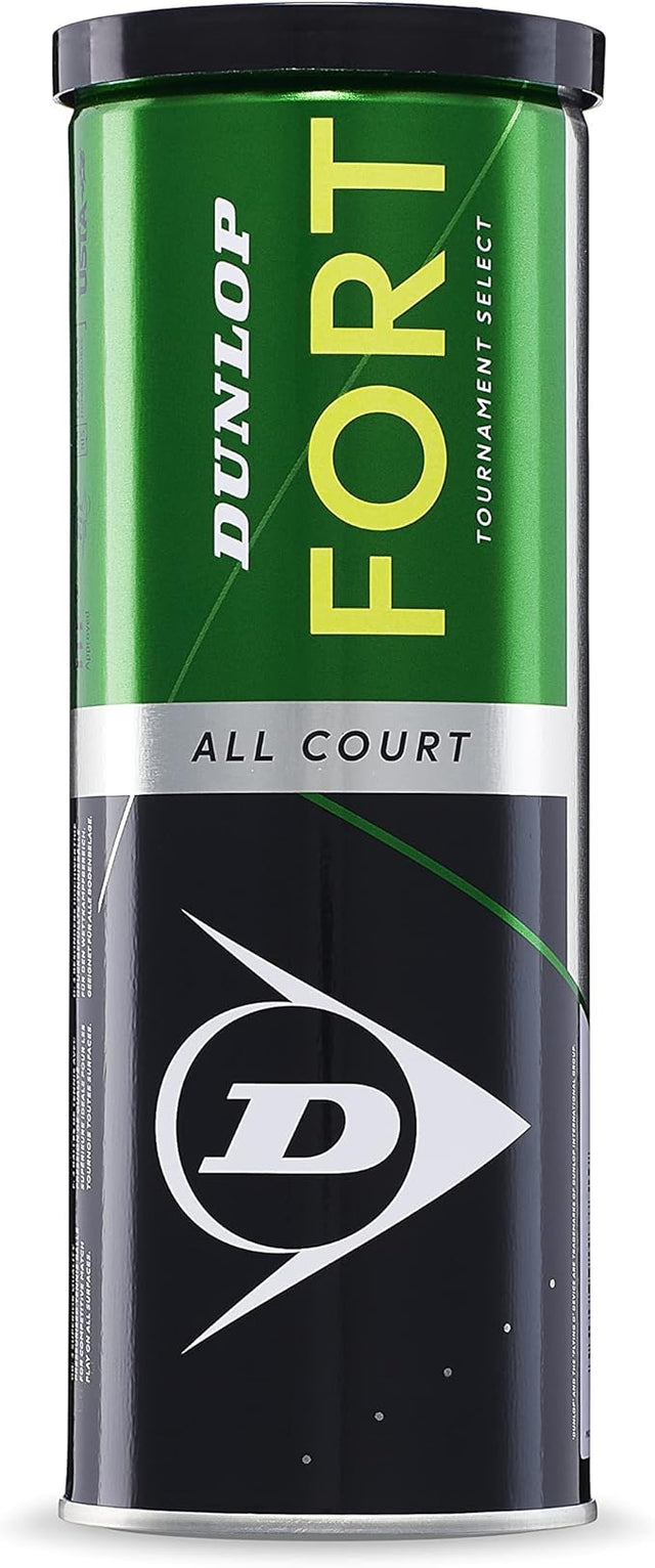 Dunlop Sports Fort All Court Tennis Balls, Set of 3 Piece