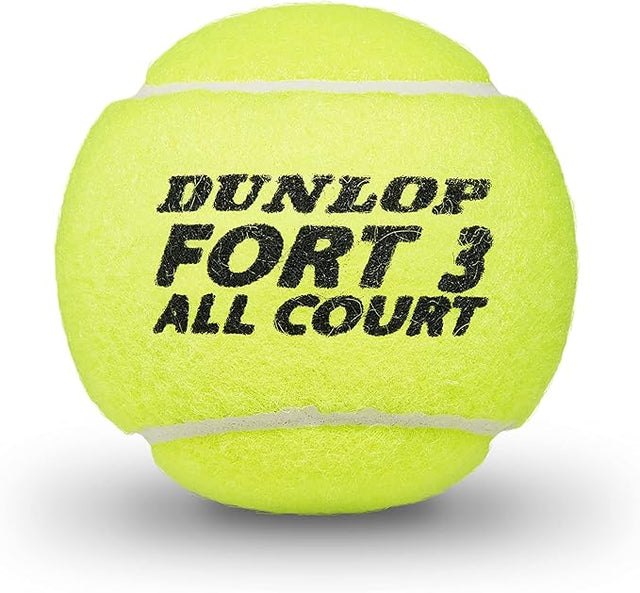 Dunlop Sports Fort All Court Tennis Balls, Set of 3 Piece