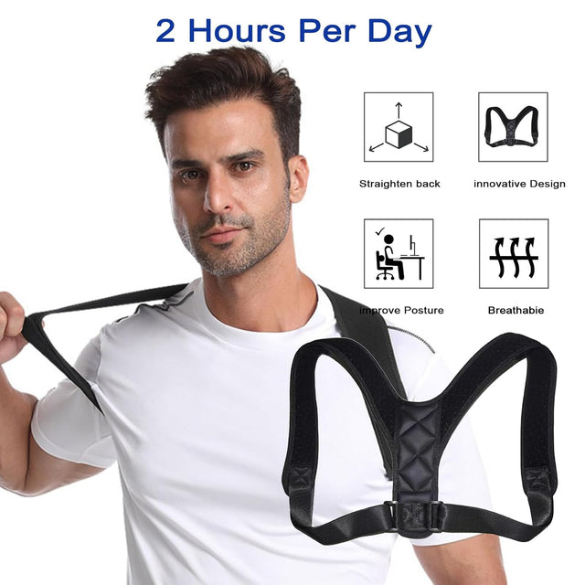 Breathable Adjustable Posture Corrector for Women and Men