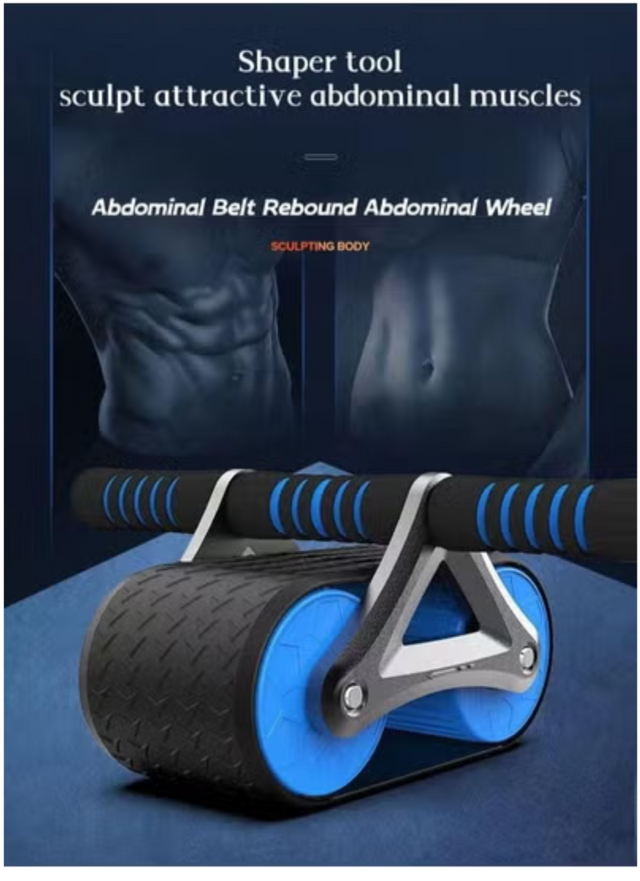 Automatic Rebound Abdominal Wheel For Beginners Abdominal Muscles Abdominal Fitness Equipment Home Female Belly Reduction Male Tank Wheel