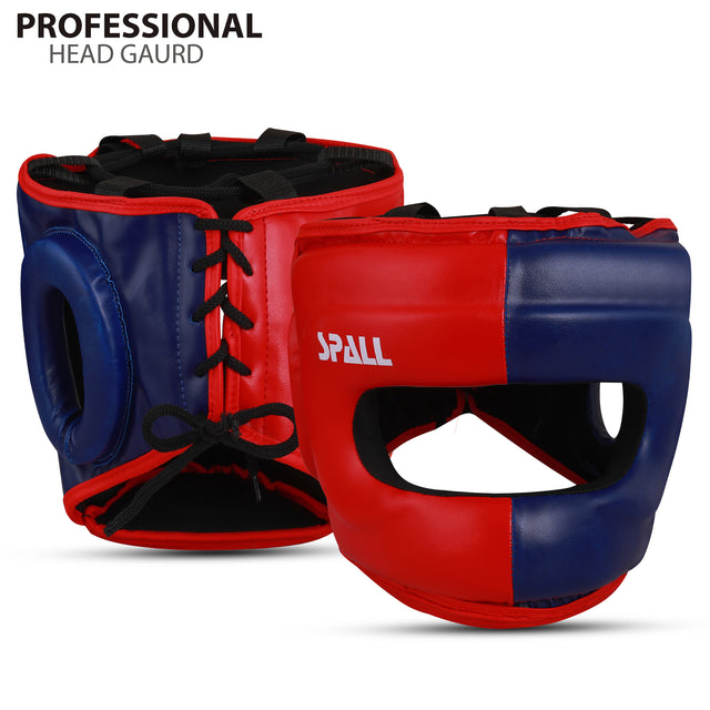 Head Guard For Professionals And Beginners Red Blue (SI-1181)