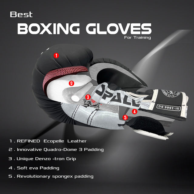 Boxing Gloves For Sparring Training & Fighting Lightweight (SI-1666)