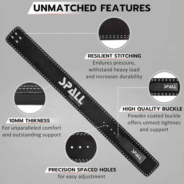 Lever Buckle Weight Lifting Leather Belt Gym Back Support For Men And Women Training Fitness Exercise For Tough Workouts Power Lifters Supports Lumbar Lower Back