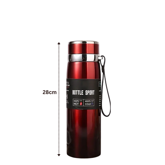 Double Wall Stainless Steel Travel Mug, 1000ml Insulated Water Bottle, Thermos for Car, Outdoor