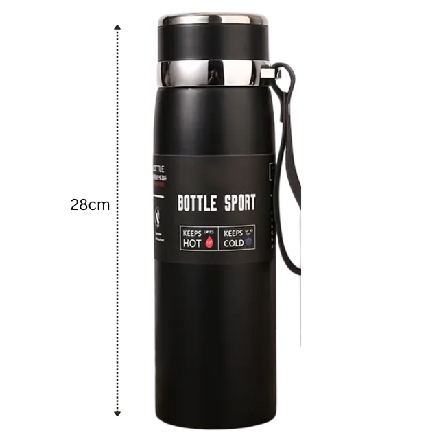 Double Wall Stainless Steel Travel Mug, 1000ml Insulated Water Bottle, Thermos for Car, Outdoor