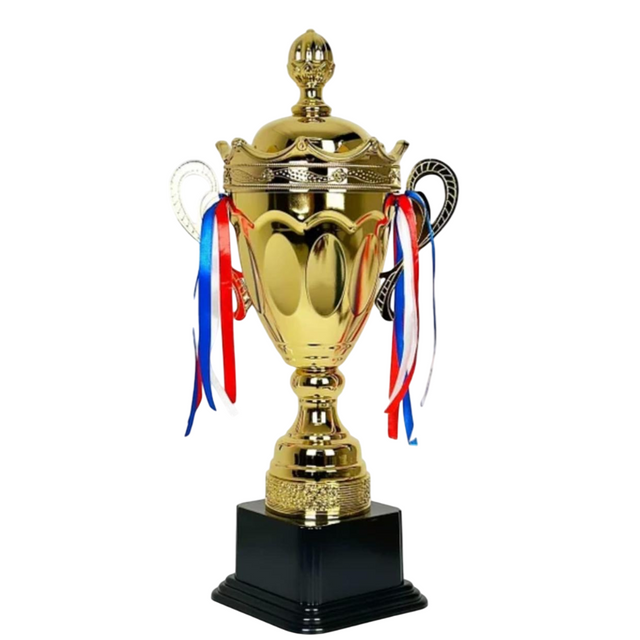 53cm Large Iron Metal Trophy Cup, for Sports Events, Championship, Football League Match, Team Collaboration Award
