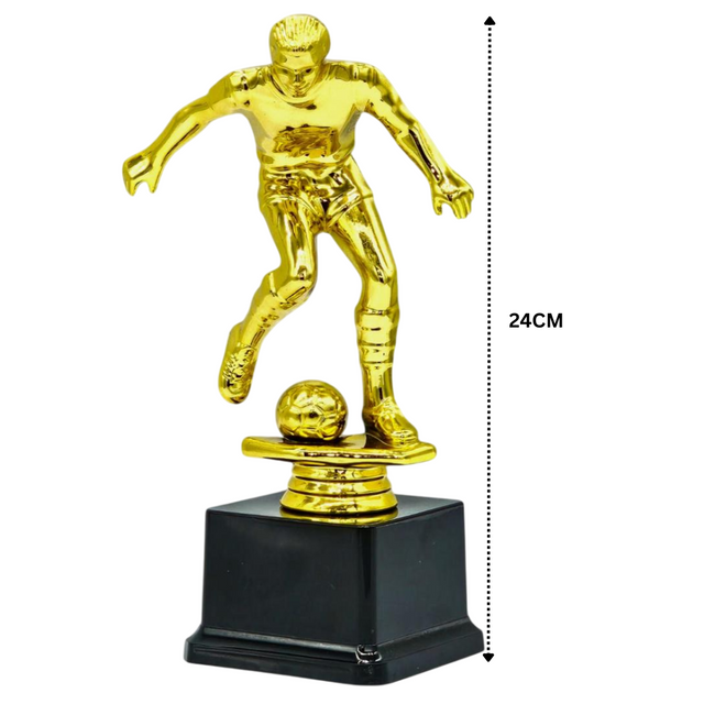 Acrylic Trophy Football Plastic Doll Student Football Competition Trophy Trophy