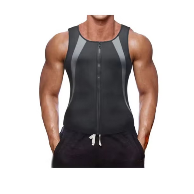 Men Sweat Vest Waist Trainer Body Shaper Hot Neoprene Sport Fitness Gym Workout Sauna Tank Top