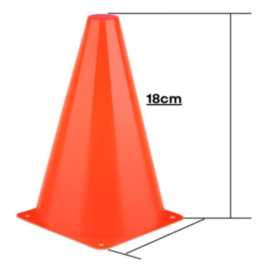 18cm"to 48cm" Sports Cones Plastic Traffic Training Cones, Training for Basketball, Football, Skateboarding Practice - Obstacle Course for Indoor and Outdoor Party Events