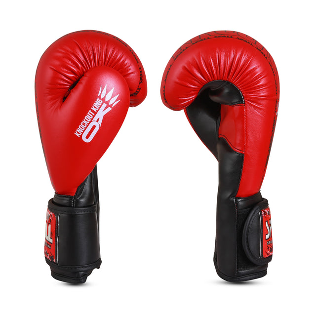 Boxing Gloves Made Of Artificial Leather Professionals For Men And Women