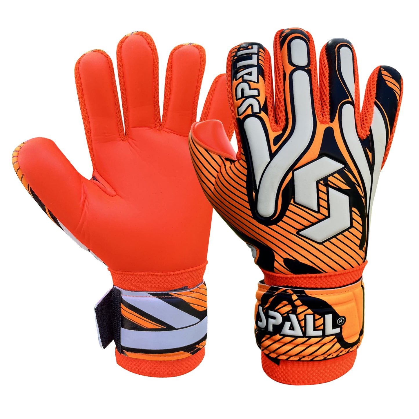 Goal Keeper Gloves Strong Grip With Finger Spine Double Wrist Protection Prevent Injuries For The Toughest Saves Goalie Training Gloves For Men And Women(GK-345)