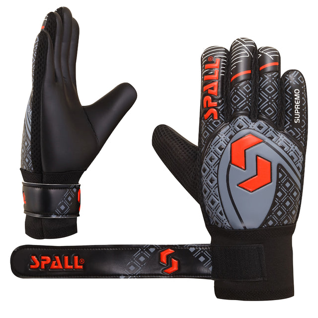 Goal Keeper Gloves Strong Grip With Finger Spin Double Wrist Protection Prevent Injuries For The Toughest Saves Goalie Training Gloves For Youth And Adult(GK-120)