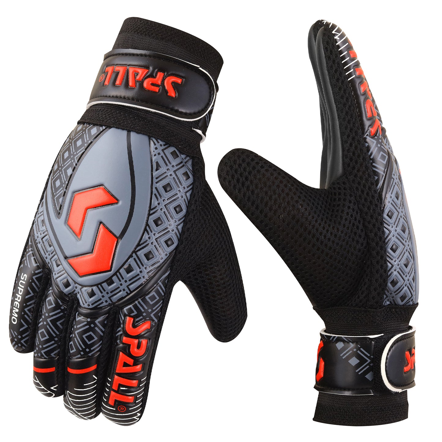 Goal Keeper Gloves Strong Grip With Finger Spin Double Wrist Protection Prevent Injuries For The Toughest Saves Goalie Training Gloves For Youth And Adult(GK-120)