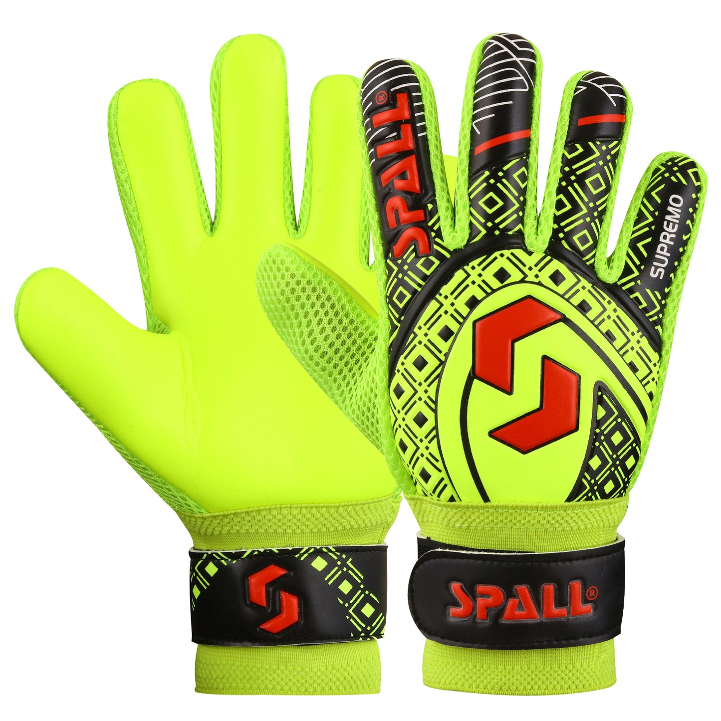 Goal Keeper Gloves Strong Grip With Finger Spin Double Wrist Protection Prevent Injuries For The Toughest Saves Goalie Training Gloves For Youth And Adult(GK-120)