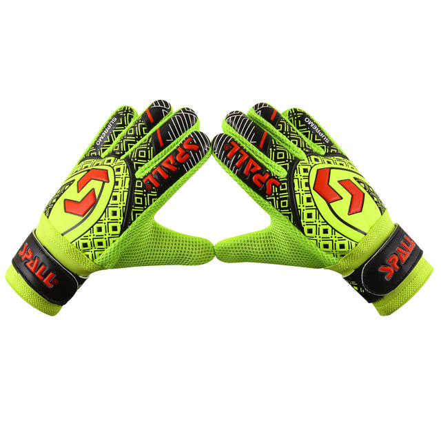 Goal Keeper Gloves Strong Grip With Finger Spin Double Wrist Protection Prevent Injuries For The Toughest Saves Goalie Training Gloves For Youth And Adult(GK-120)