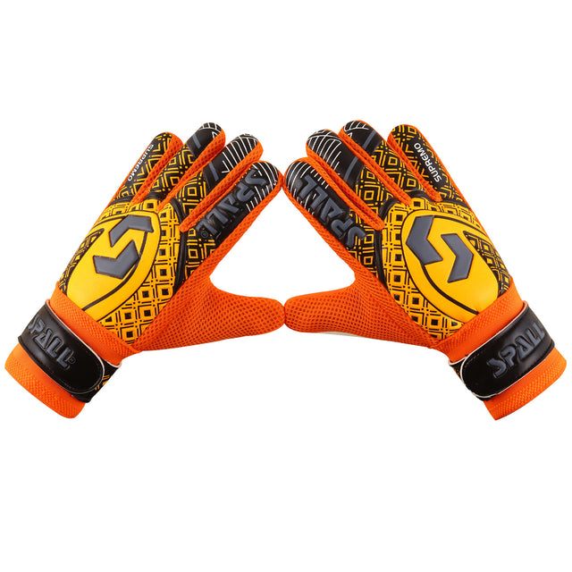 Goal Keeper Gloves Strong Grip With Finger Spin Double Wrist Protection Prevent Injuries For The Toughest Saves Goalie Training Gloves For Youth And Adult(GK-120)