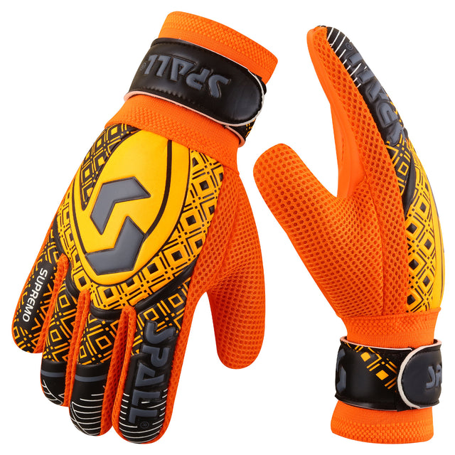 Goal Keeper Gloves Strong Grip With Finger Spin Double Wrist Protection Prevent Injuries For The Toughest Saves Goalie Training Gloves For Youth And Adult(GK-120)