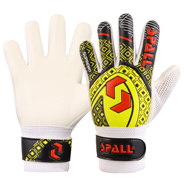 Goal Keeper Gloves Strong Grip With Finger Spin Double Wrist Protection Prevent Injuries For The Toughest Saves Goalie Training Gloves For Youth And Adult(GK-120)