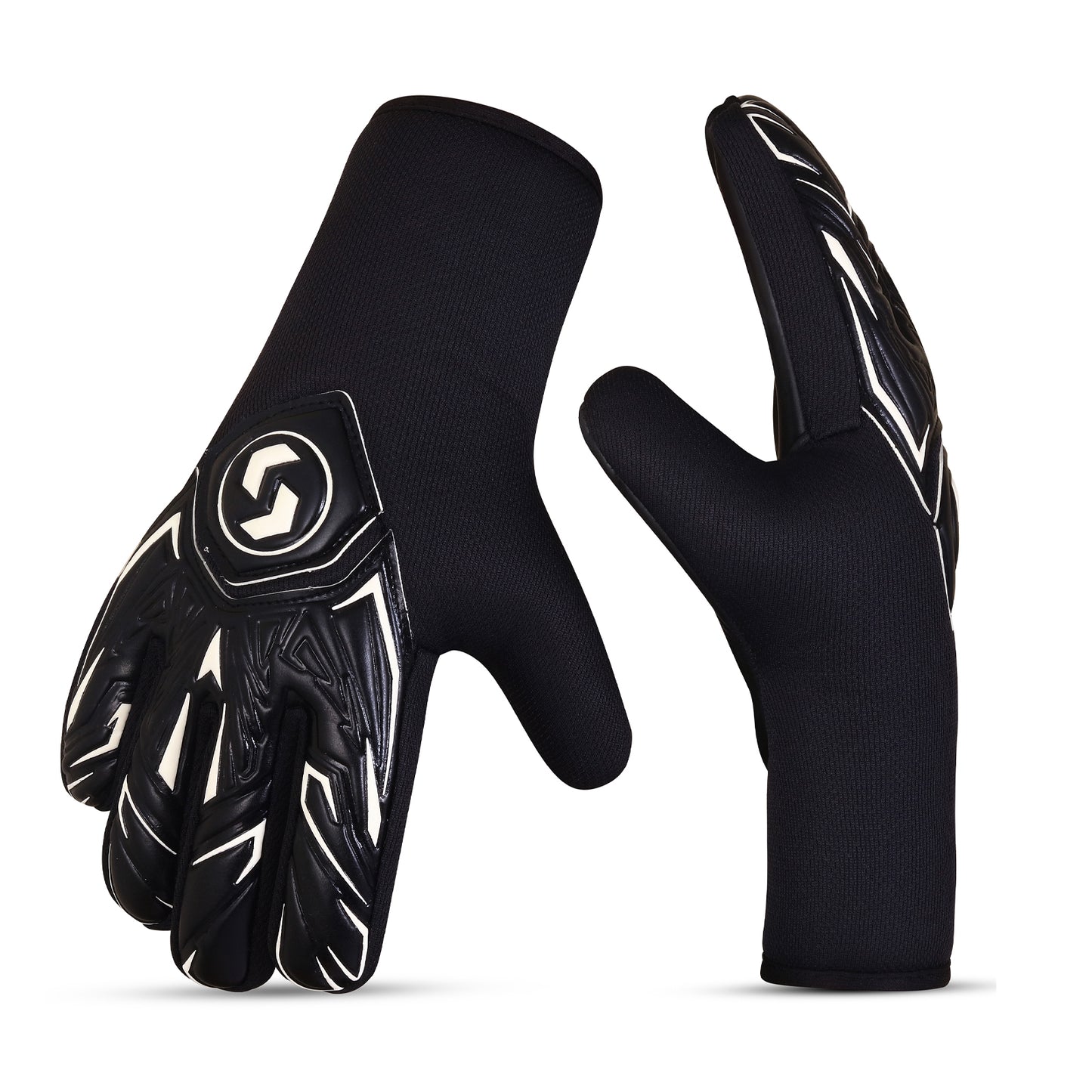 GoalKeeper Gloves Strong Grip For The Toughest Saves With Finger Spines To Give Splendid Protection To Prevent Injuries High Performance Pro Level Ideal For Men And Women(GK-365)