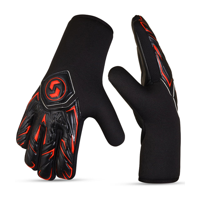 GoalKeeper Gloves Strong Grip For The Toughest Saves With Finger Spines To Give Splendid Protection To Prevent Injuries High Performance Pro Level Ideal For Men And Women(GK-365)