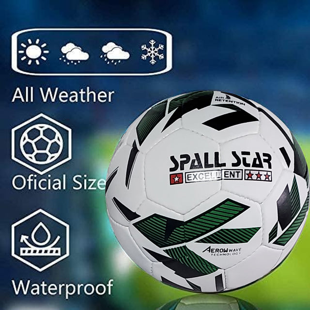 Football Soccer Ball For Matches World Cup Best Indoor/Outdoor Water Proof Ball For Professional Training And Match Men And Women Youth And Adult(GP-658)