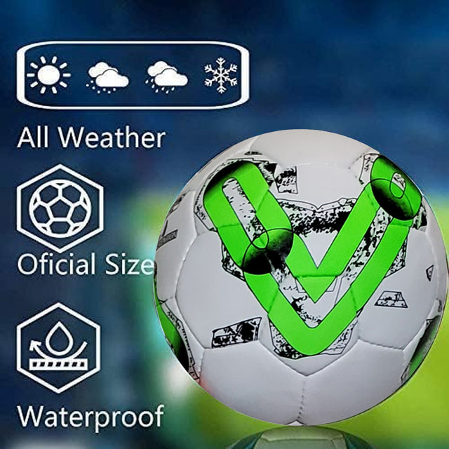 Football Soccer Ball For Matches World Cup Best Indoor/Outdoor Water Proof Ball For Professional Training And Match Men And Women Youth And Adult(GP-661)