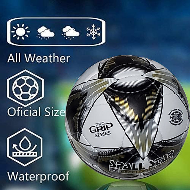 Football Soccer Ball For Matches World Cup Best Indoor/Outdoor Water Proof Ball For Professional Training And Match Men And Women Youth And Adult(GP-682)