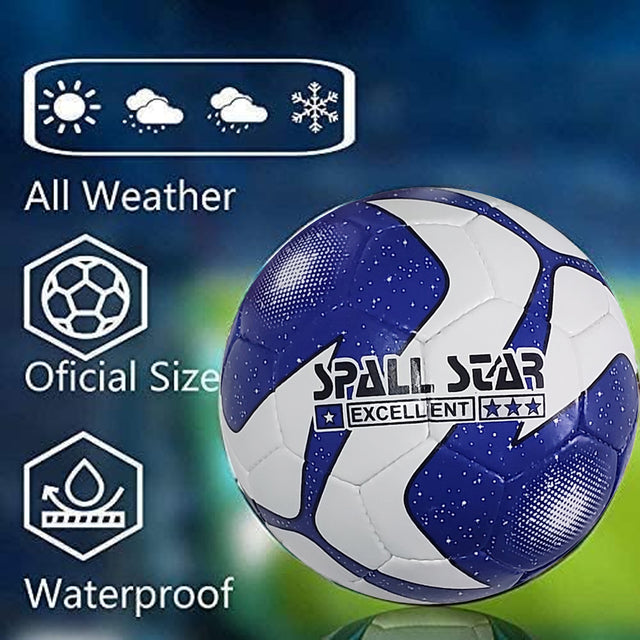 Football Soccer Ball For Matches World Cup Best Indoor/Outdoor Water Proof Ball For Professional Training And Match Men And Women Youth And Adult(GP-703)