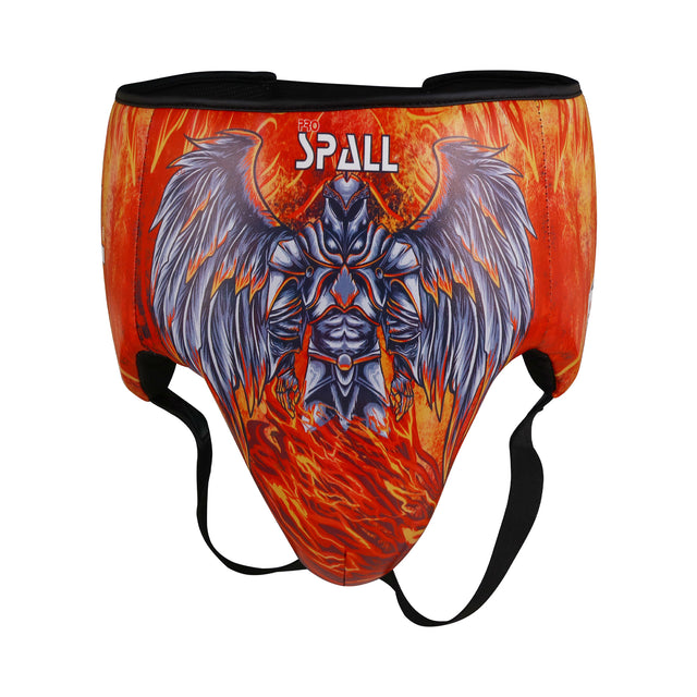 Groin Guard Artificial Leather Construction Curved Cups Mesh Lined Elasticated Waist For Boxing MMA Training Thai Kickboxing Protection By Spall(SI-1223)