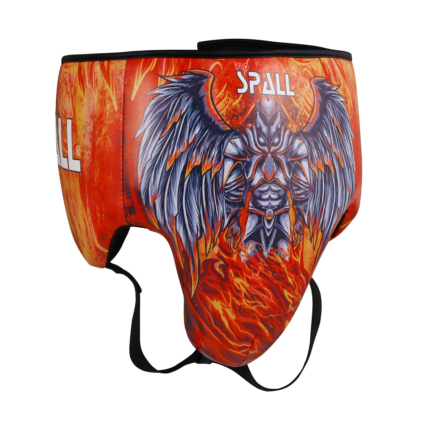 Groin Guard Artificial Leather Construction Curved Cups Mesh Lined Elasticated Waist For Boxing MMA Training Thai Kickboxing Protection By Spall(SI-1223)