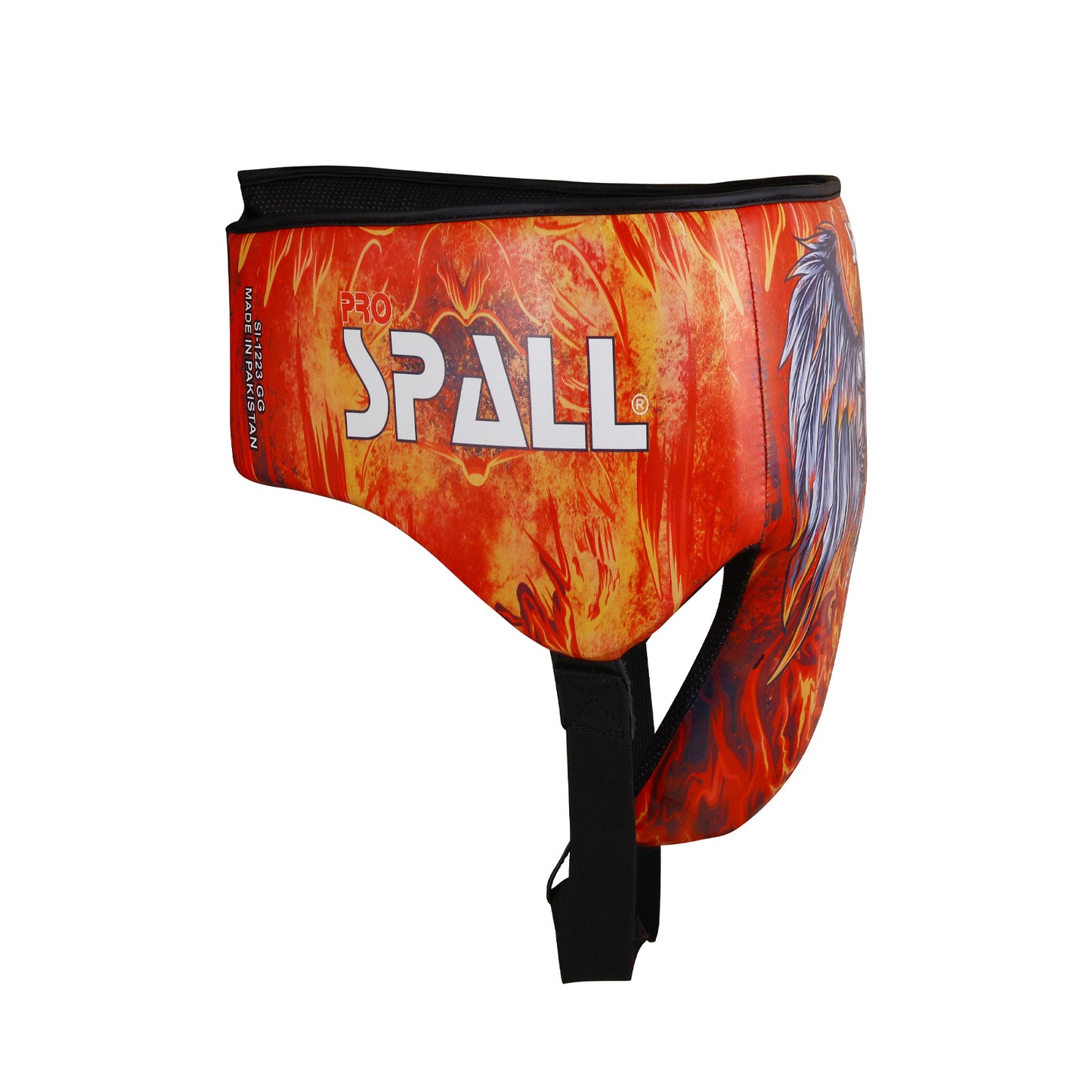 Groin Guard Artificial Leather Construction Curved Cups Mesh Lined Elasticated Waist For Boxing MMA Training Thai Kickboxing Protection By Spall(SI-1223)