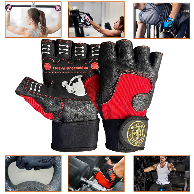 Weight Lifting Leather Gloves Short Strap Power Lifting Gloves Strong Grip Palm Exercise Fitness Strengthen Gloves Home Gym(211223)