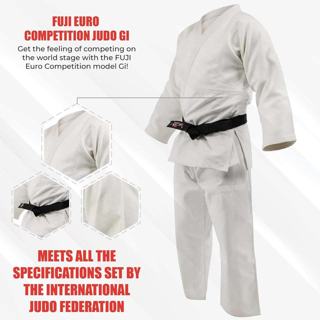 Judo Suit for Training & Competition – All Sizes Available, Durable Martial Arts Uniform with Jacket & Pants-2040